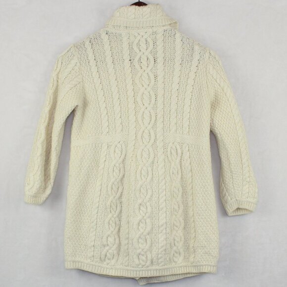 Aran Crafts Ireland Merino Wool Sweater Jacket Womens Medium - Picture 2 of 7